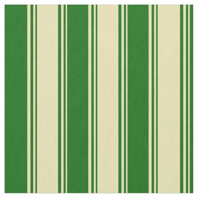 Tecido Padrão de Linhas/Listras Verdes Tan e Escuras (Detalhe)
