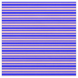Tecido Padrão de Linhas Rosa e Azul