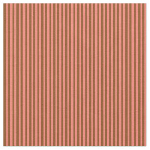 Tecido Padrão de Linhas/Stripes Coloridas de Salmão e Cas