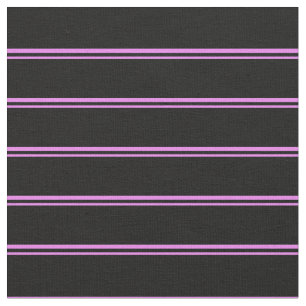 Tecido Padrão de Linhas/Stripes Coloridas Violetas e Pret