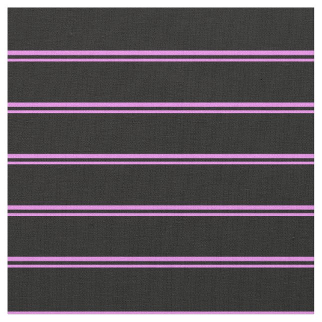 Tecido Padrão de Linhas/Stripes Coloridas Violetas e Pret (Detalhe)