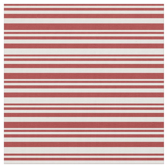 Tecido Padrão de Linhas/Stripes de Creme Castanho e Mint (Detalhe)