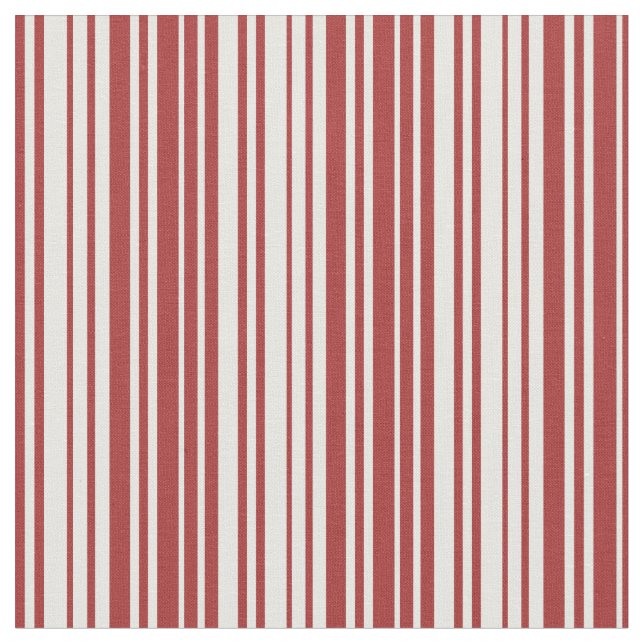 Tecido Padrão de Linhas/Stripes de Creme Castanho e Mint (Detalhe)
