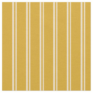 Tecido Padrão de Linhas/Stripes de Tan & Goldenrod
