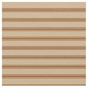 Tecido Padrão de Linhas/Stripes Tan e Brown