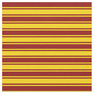 Tecido Padrão de Linhas/Stripes Vermelhas e Amarelas Esc