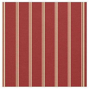Tecido Padrão de Linhas/Stripes Vermelhas Tan e Escuro