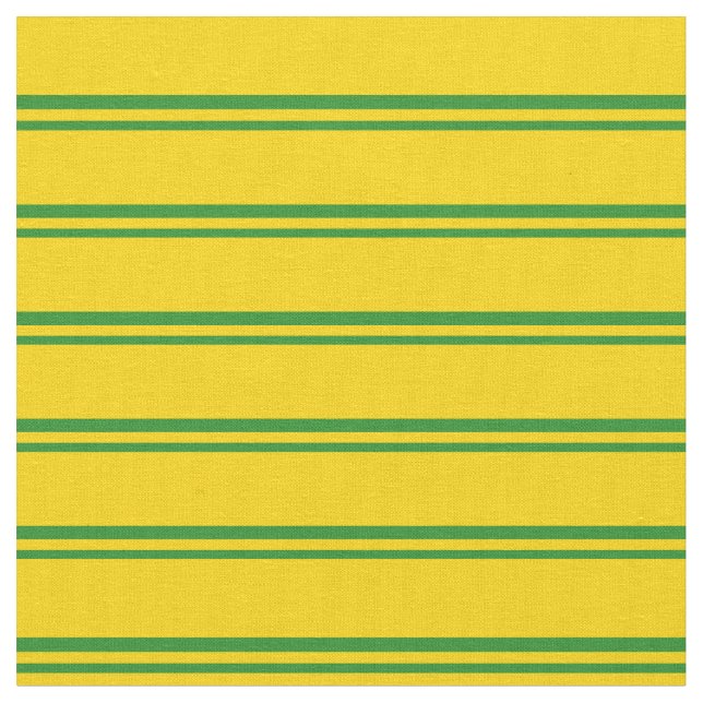 Tecido Padrão de Linhas Verde e Amarelo da Floresta (Detalhe)
