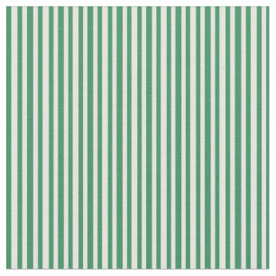 Tecido Padrão de Linhas Verde e Branco