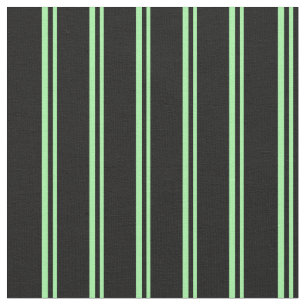 Tecido Padrão de Linhas Verde e Pretas