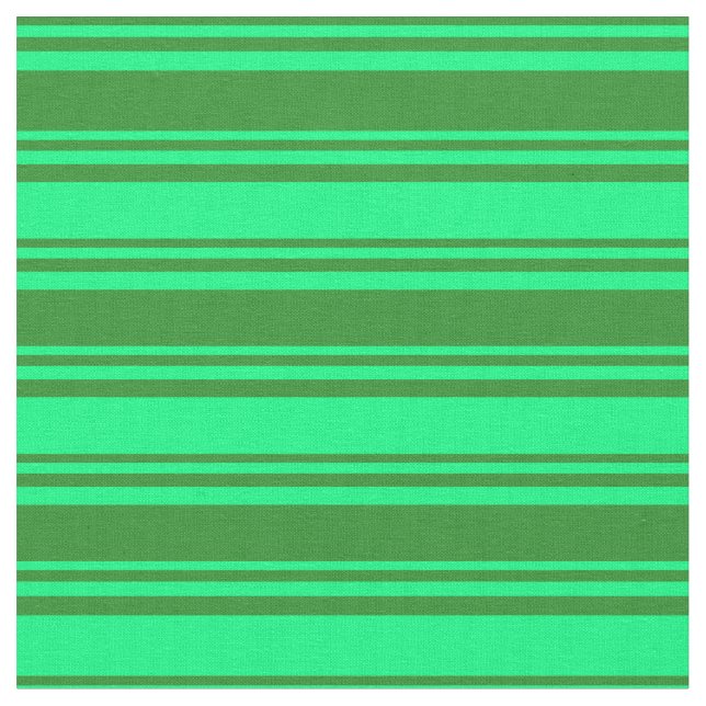 Tecido Padrão de Linhas Verde e Verde Florestais (Detalhe)