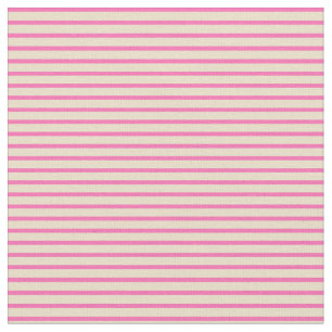 Tecido Padrão de Links/Striped Rosa Tano e Quente