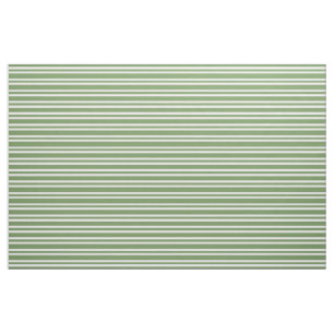 Tecido Padrão de Listras Brancas Verdes