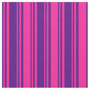 Tecido Padrão de listras coloridas índio e rosa profundo