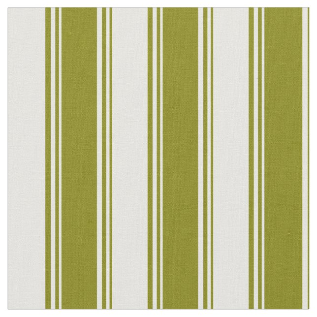 Tecido Padrão de Listras/Linhas Verde e Branco (Detalhe)