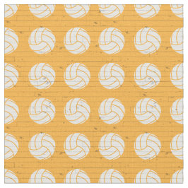 Tecido Padrão de Madeira de Voleibol Amarelo