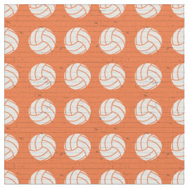Tecido Padrão de Madeira de Voleibol Laranja