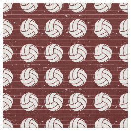 Tecido Padrão de Madeira de Voleibol Maroon