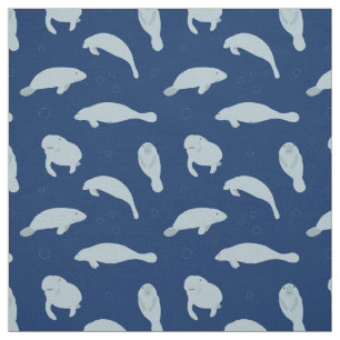 Tecido Padrão de Manateio de Cute