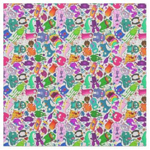 Tecido Padrão de Monster Menagerie