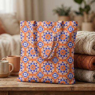 Tecido Padrão de Motif Mosaico Impressão de Folk Étnico T