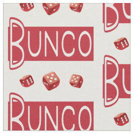 Tecido Padrão de Novidade do Dice Vermelho Bunco