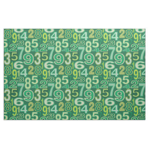 Tecido Padrão de número