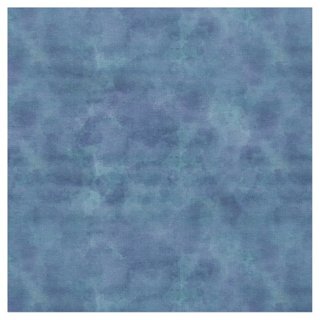 Tecido Padrão de Nuvens de Abstrato de Aquarela Azul (Detalhe)