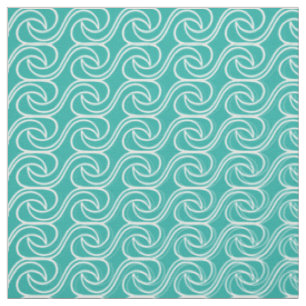 Tecido Padrão de Ondas do Mar