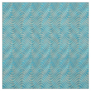 Tecido Padrão de Ondas do Mar Verde Azul Aqua Turquoise