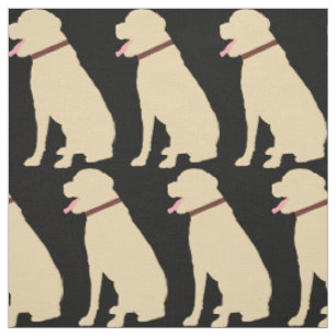 Tecido Padrão de Ouro de Cachorro Labrador