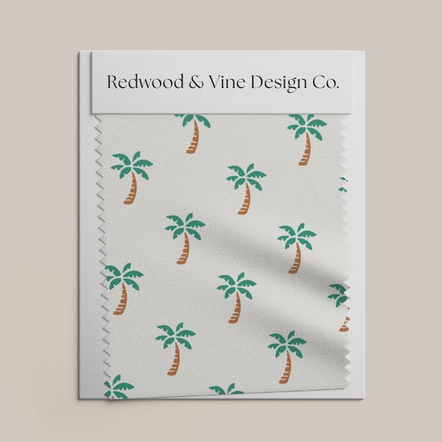 Tecido Padrão de Palmas Pequenas (Criador carregado)