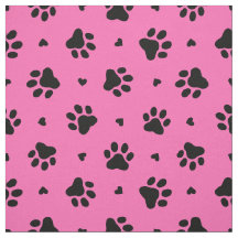 Padrão de Pata de Cachorro Preta Impressões e Cora