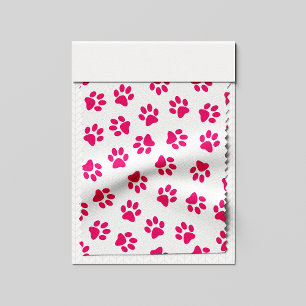 Tecido Padrão De Patas, Patas Cachorros, Patas Rosa