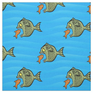 Tecido Padrão de Peixe Bully