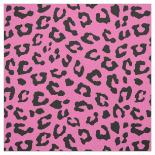 Tecido Padrão de Pele da Mancha-Leopardo Rosa