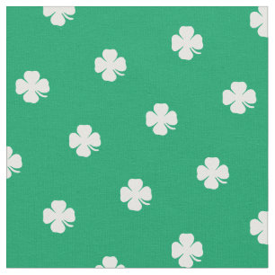 Tecido Padrão de Pontos Brancos de Vestido Verde Bonito