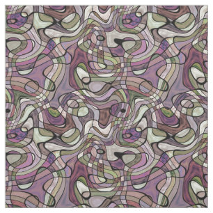 Tecido Padrão de quadrados retrorados distorcidos e dist