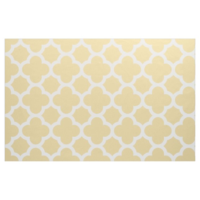 Tecido Padrão de Quatrefoil Classic Cream (Jarda)