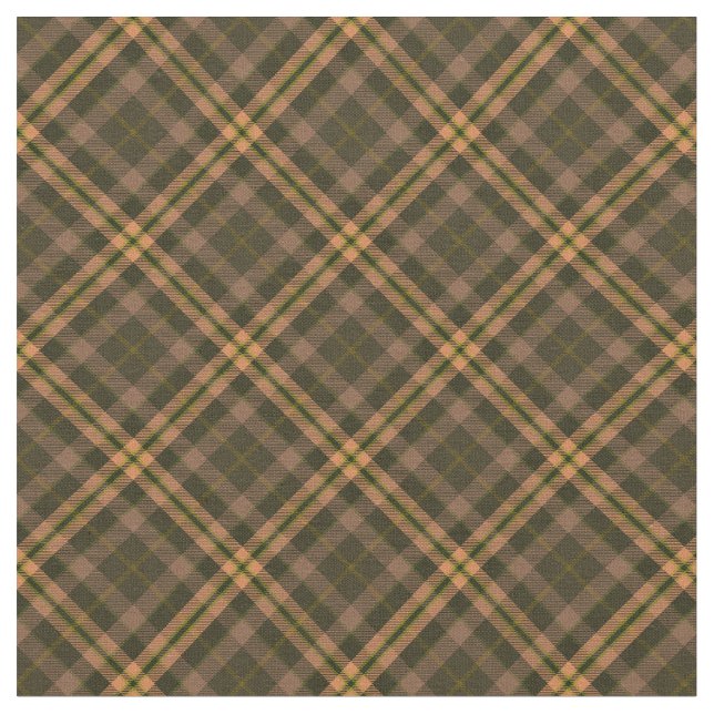 Tecido Padrão de queda de Xadrezes inclinada Brown Grunge (Detalhe)