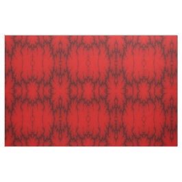 Tecido Padrão de Relâmpago Vermelho
