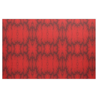Tecido Padrão de Relâmpago Vermelho