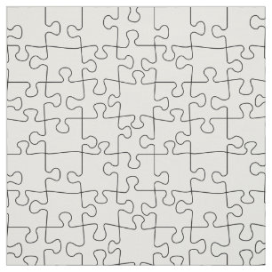 Tecido Padrão de repetição de quebra-cabeça de quebra