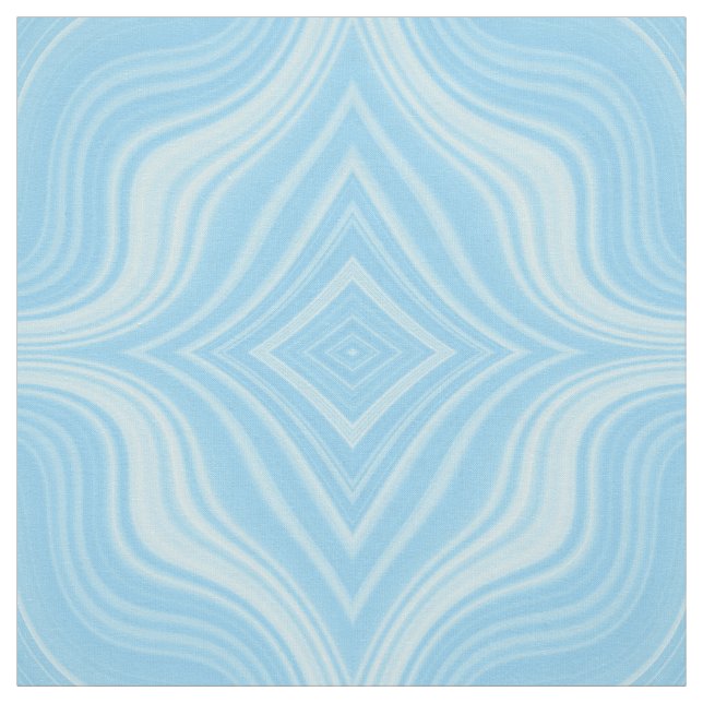 Tecido Padrão de Rhombus Azul Céu (Modelo)