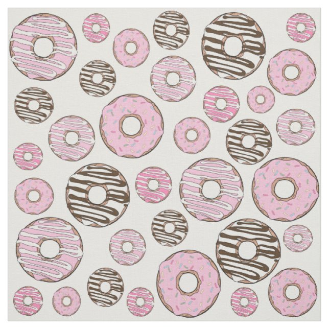 Tecido Padrão De Rosquinhas, Rosquinhas Rosa, Rosquinhas  (Modelo)