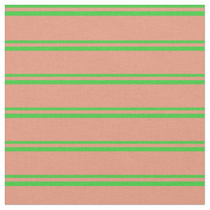 Tecido Padrão de Salmão Escuro e verde limão