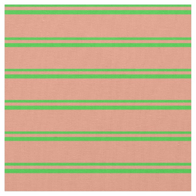 Tecido Padrão de Salmão Escuro e verde limão (Detalhe)