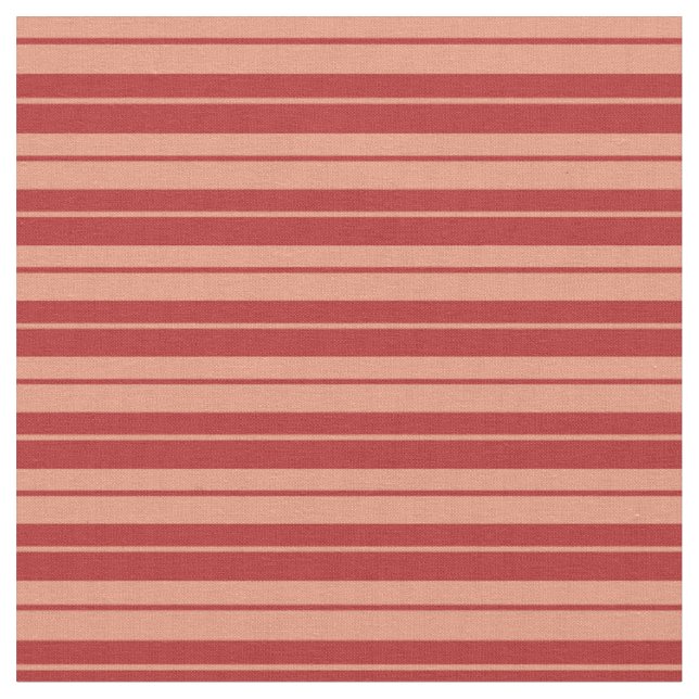 Tecido Padrão de Salmão Vermelho e Escuro de Stripes (Detalhe)