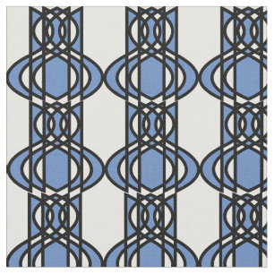 Tecido Padrão de Scarab de Abstrato Azul do Mod
