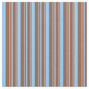Tecido Padrão de Siena e Céu Azul Claro Striped/Links